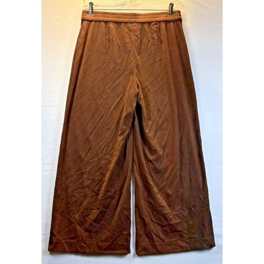 J. Jill Womens Wearever Collection Faux Suede Brown Pull On Pants Size XS